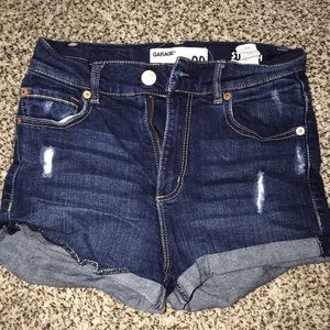 Garage Retro High Waist Jean Shorts